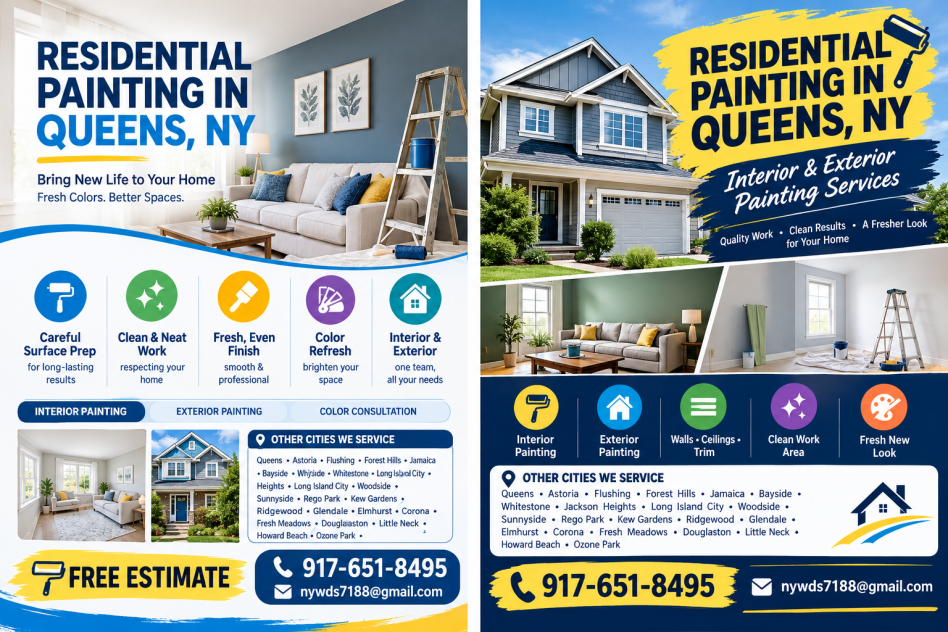 Residential Painting in Queens NY